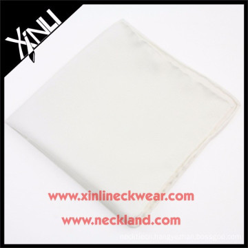 Men Fancy White 100% Cotton Handkerchief